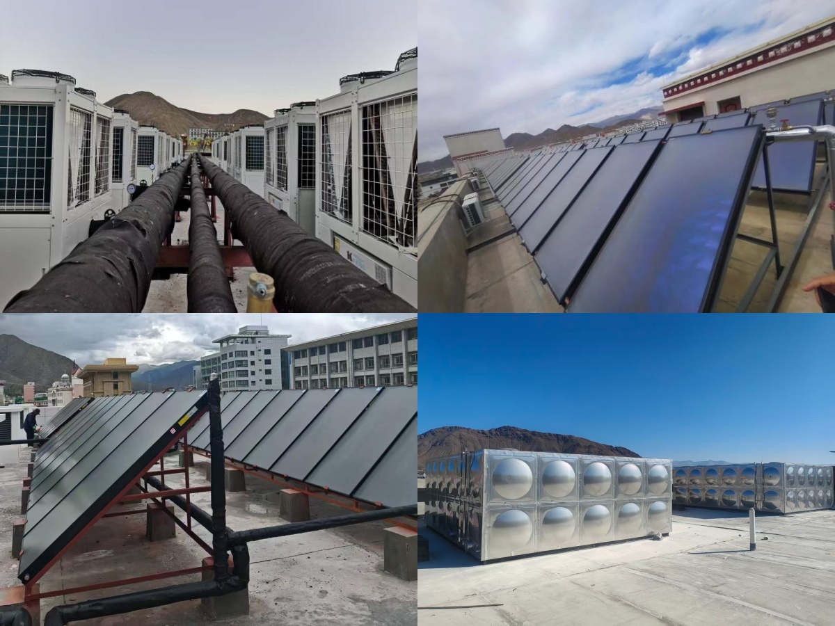 Latest company case about Solar + Air Source Heat Pump Hybrid Project